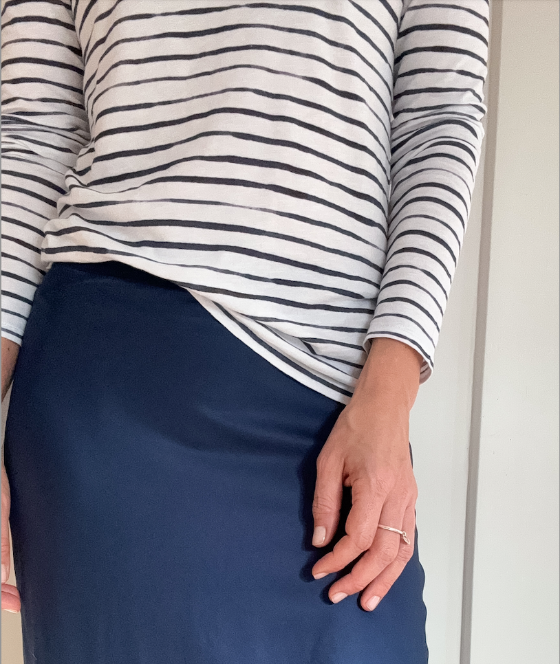 Longsleeve "Breton", Navy
