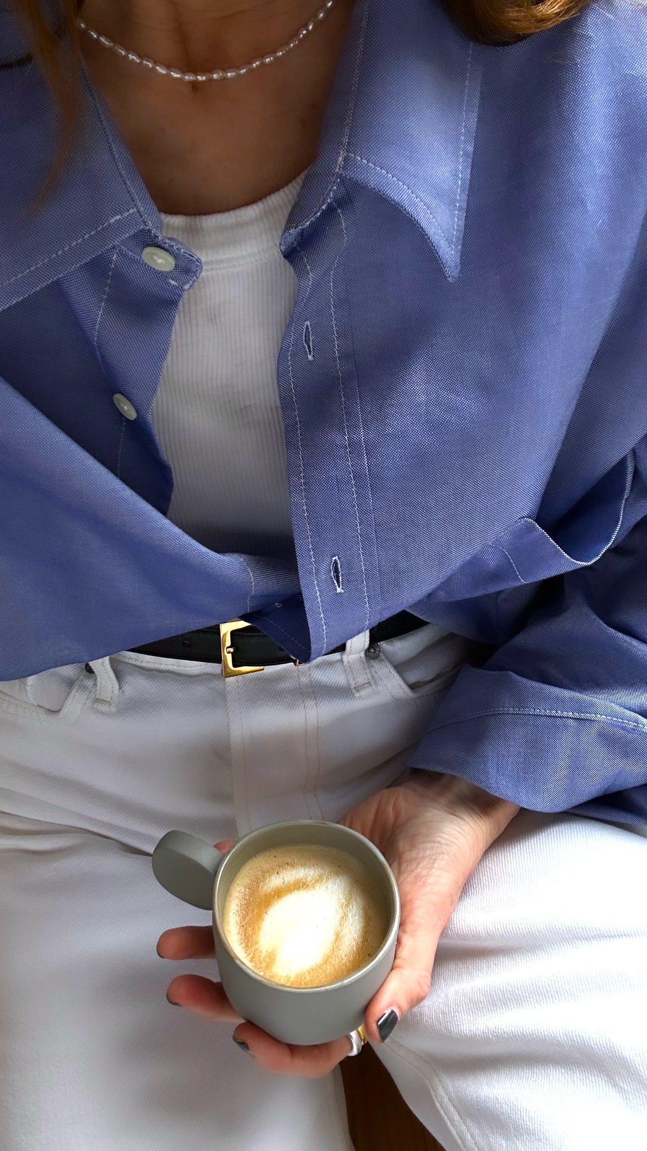 the ideal Italian Oxford-Shirt, Classic Blue