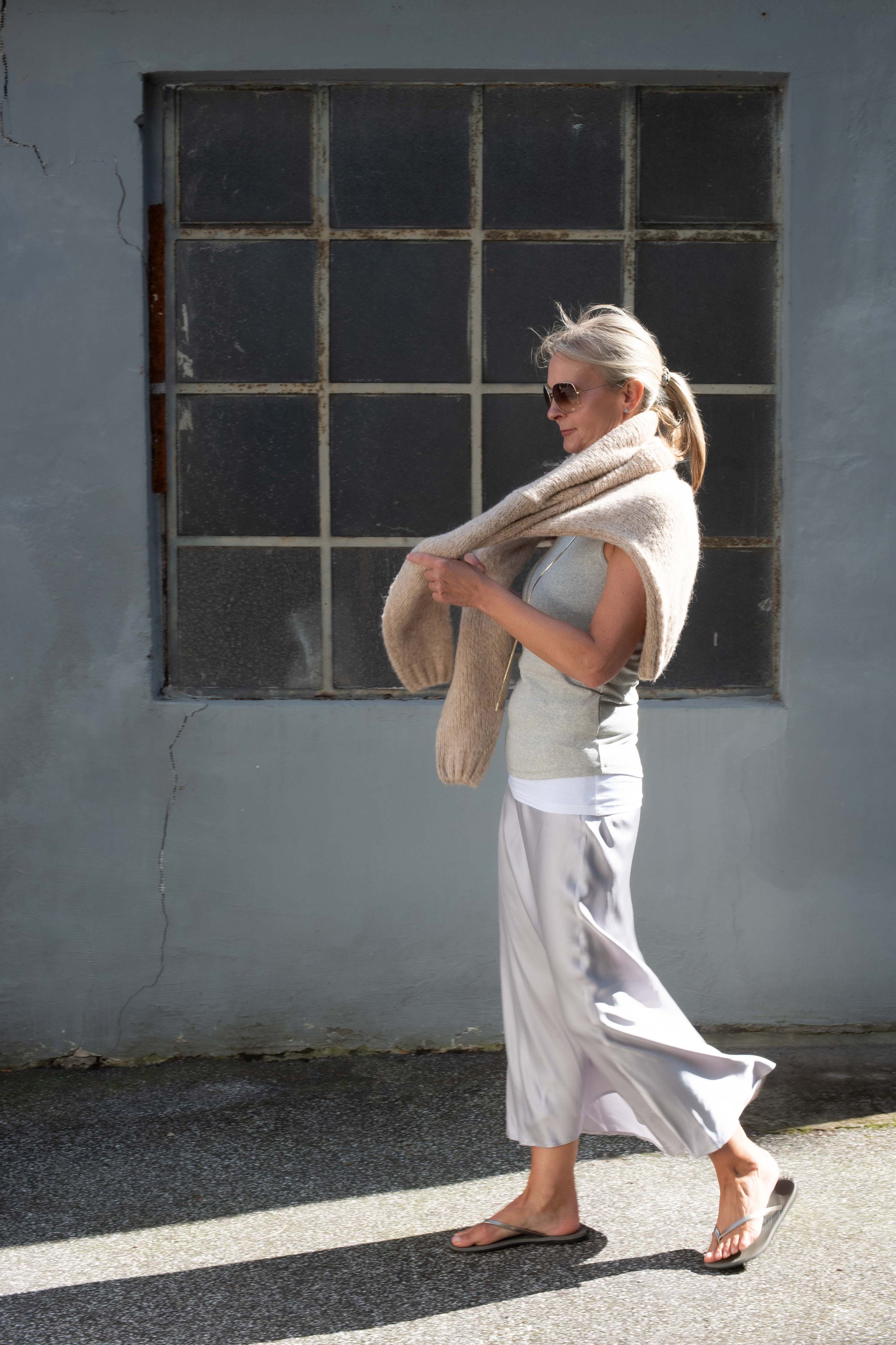 the essential Tanktop, light grey Melange
