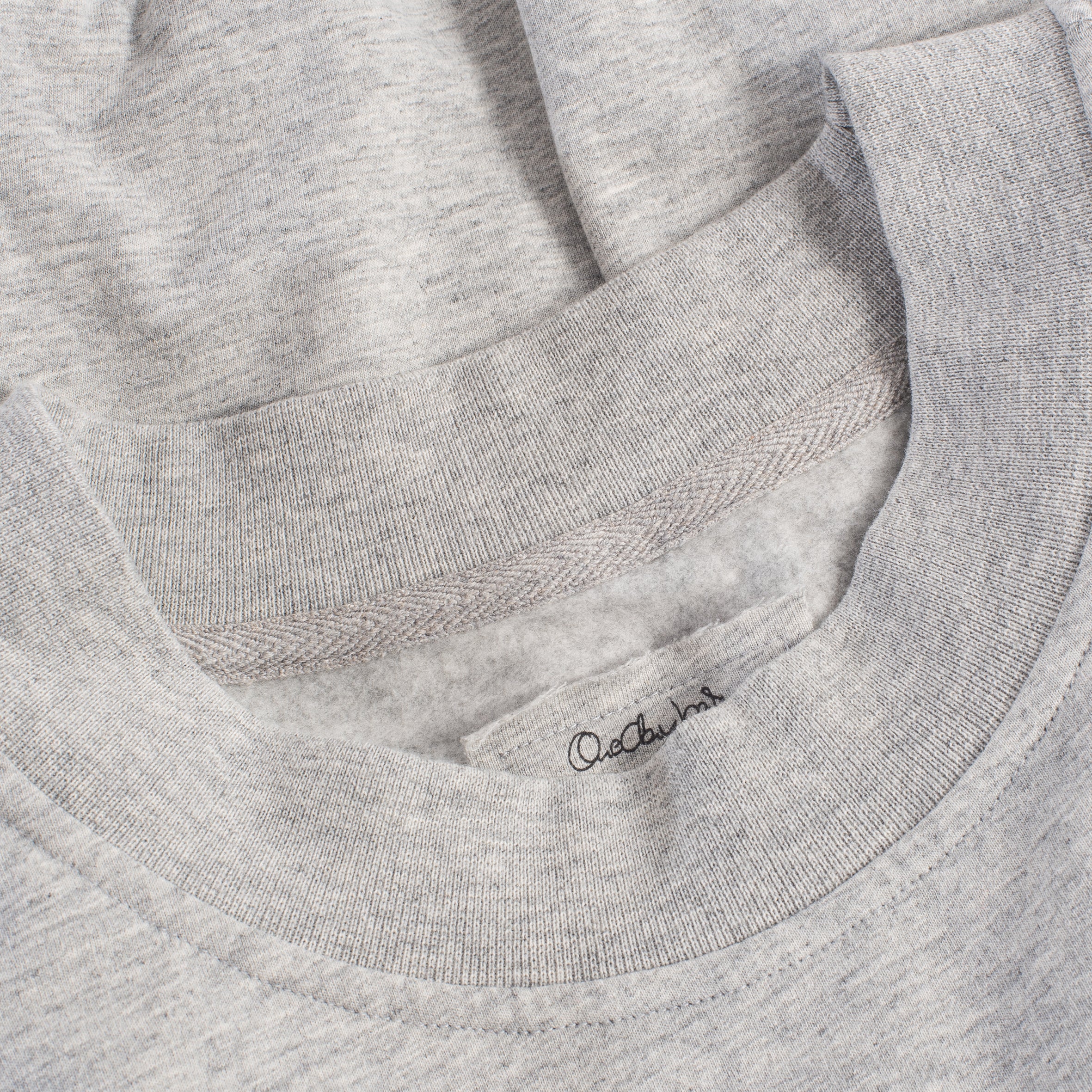 SALE - oversized Sweater mit Schlitzen, Light Grey Melange