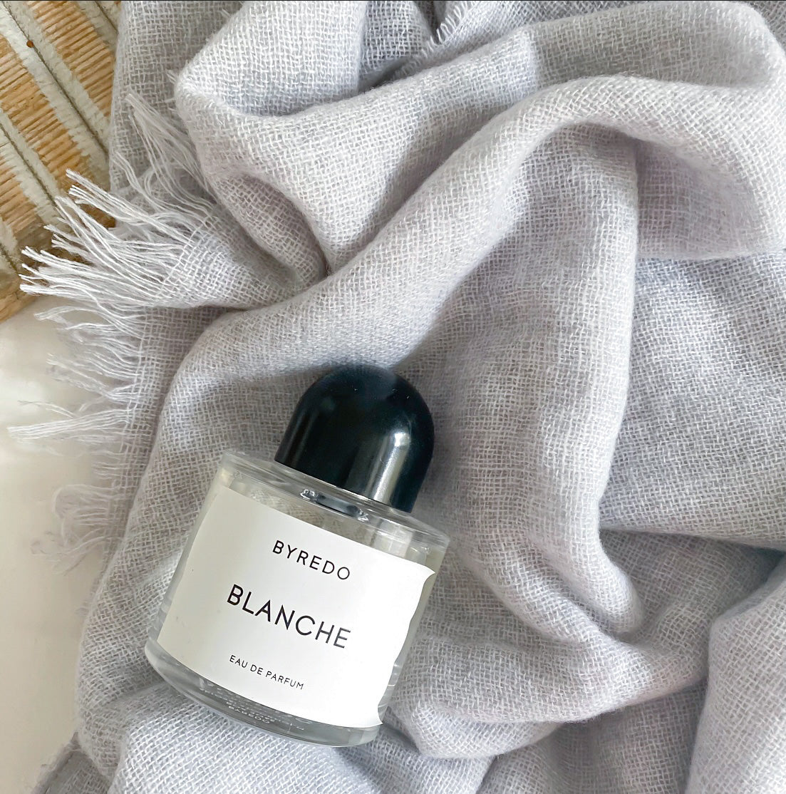 leichtes Plaid aus Cashmere/Merino, light grey