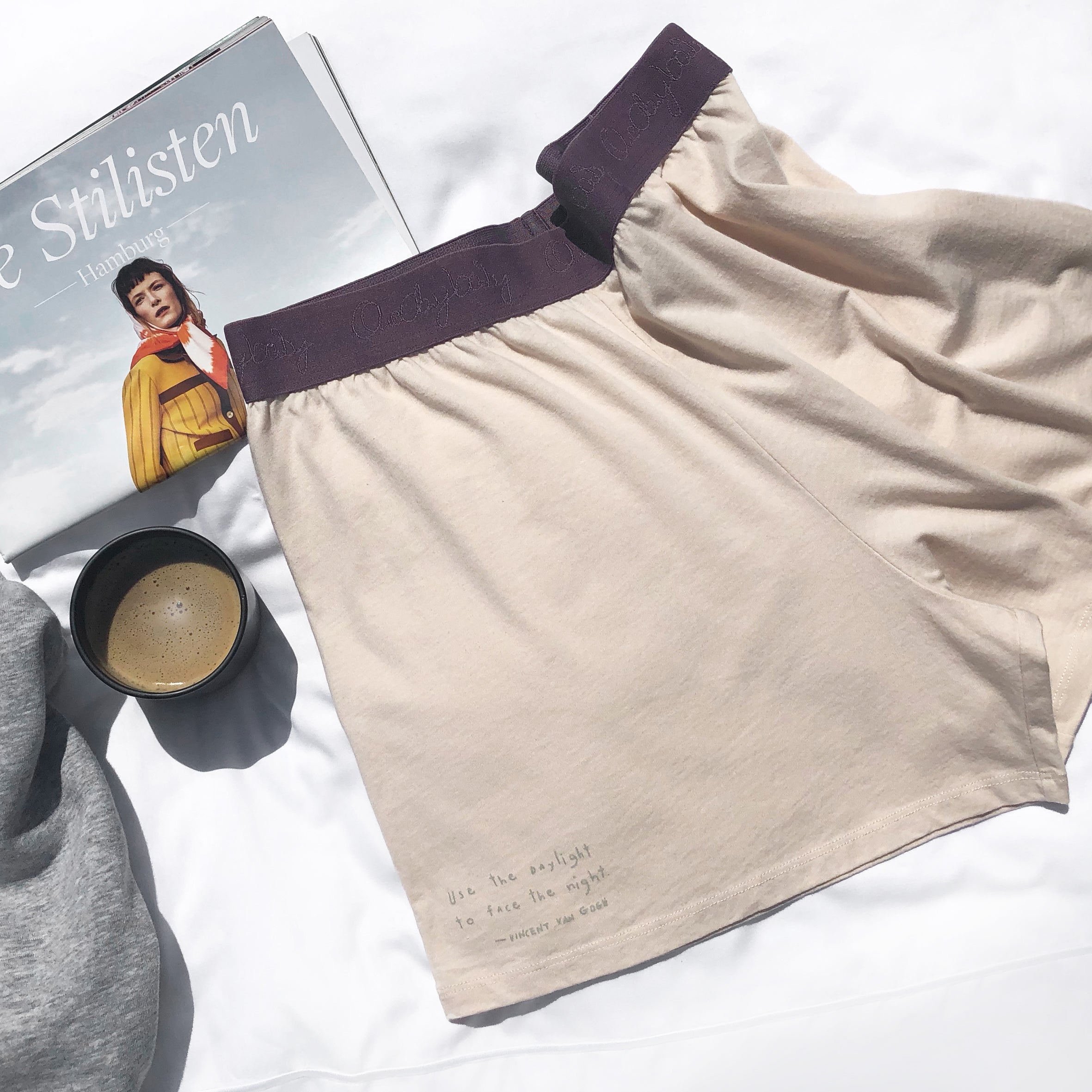 SALE - sleepy Pyjama-Short, almond peach