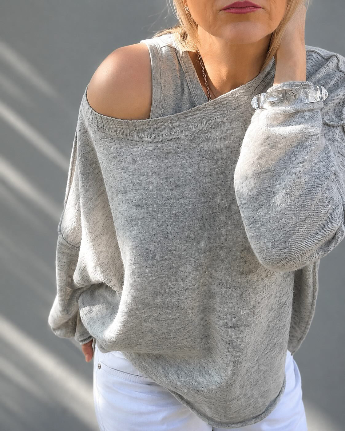 light &amp; breezy Alpaka-Sweater, Goat