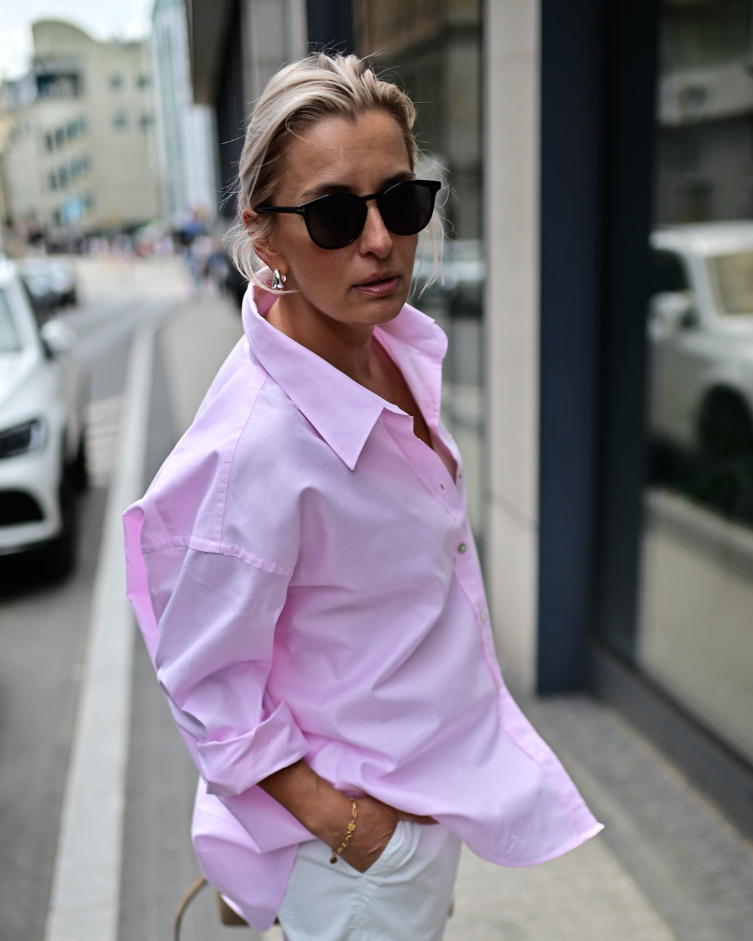 the ideal Italian Oxford-Shirt, Rose Blossom