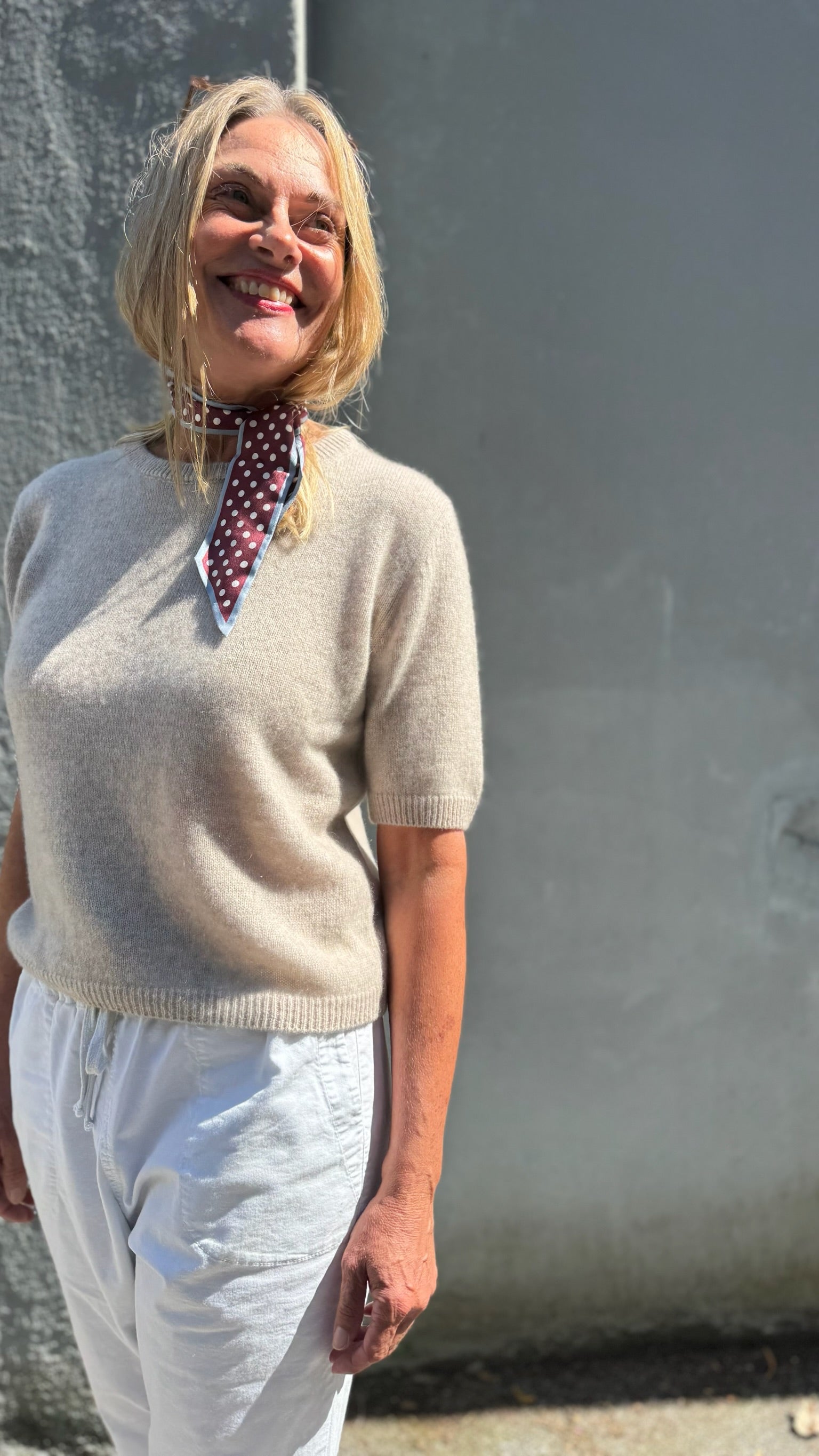 kleiner Cashmere-Pullover, Golden Beach