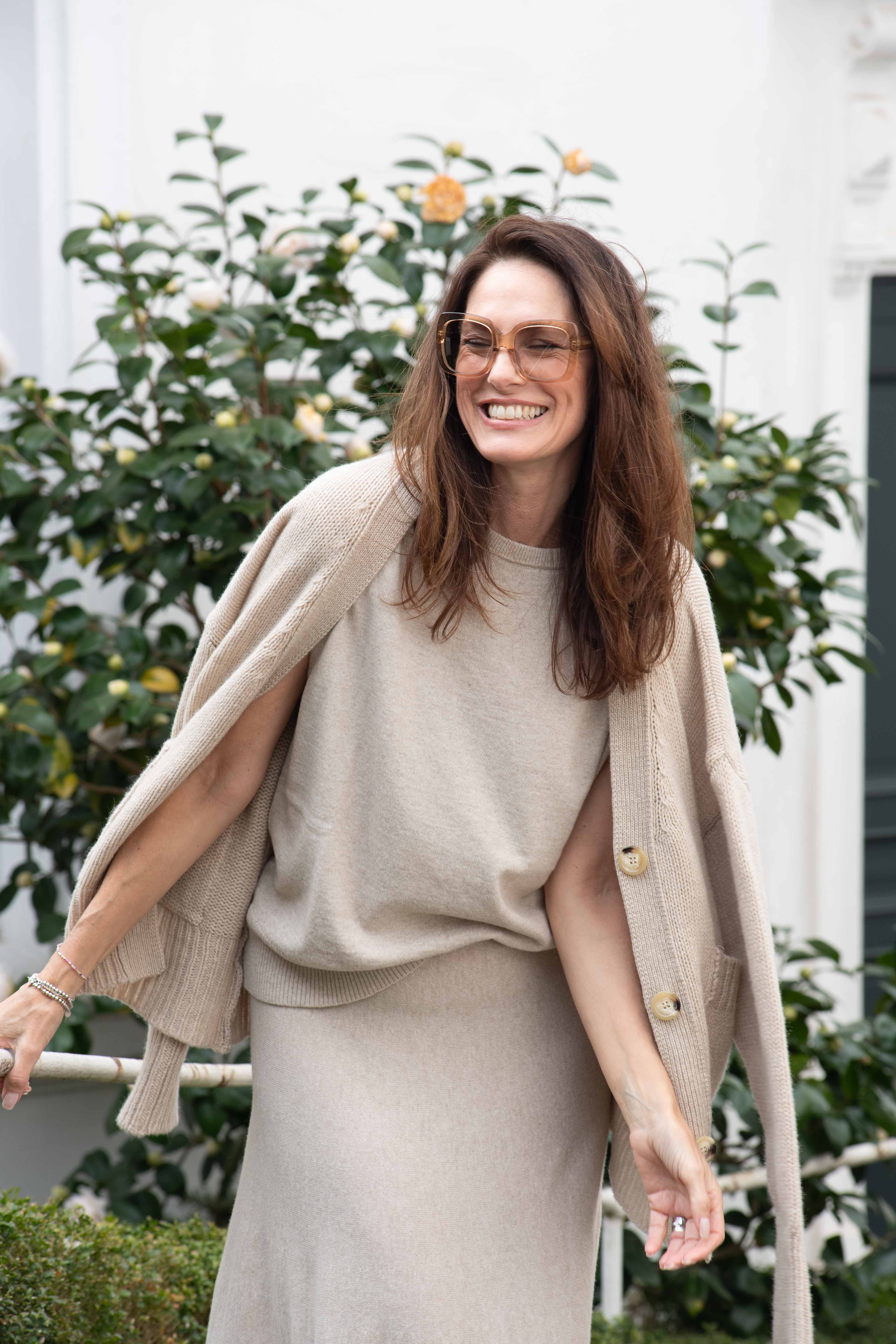 SALE - boxy Overshirt aus Cashmix, Sandy Beach
