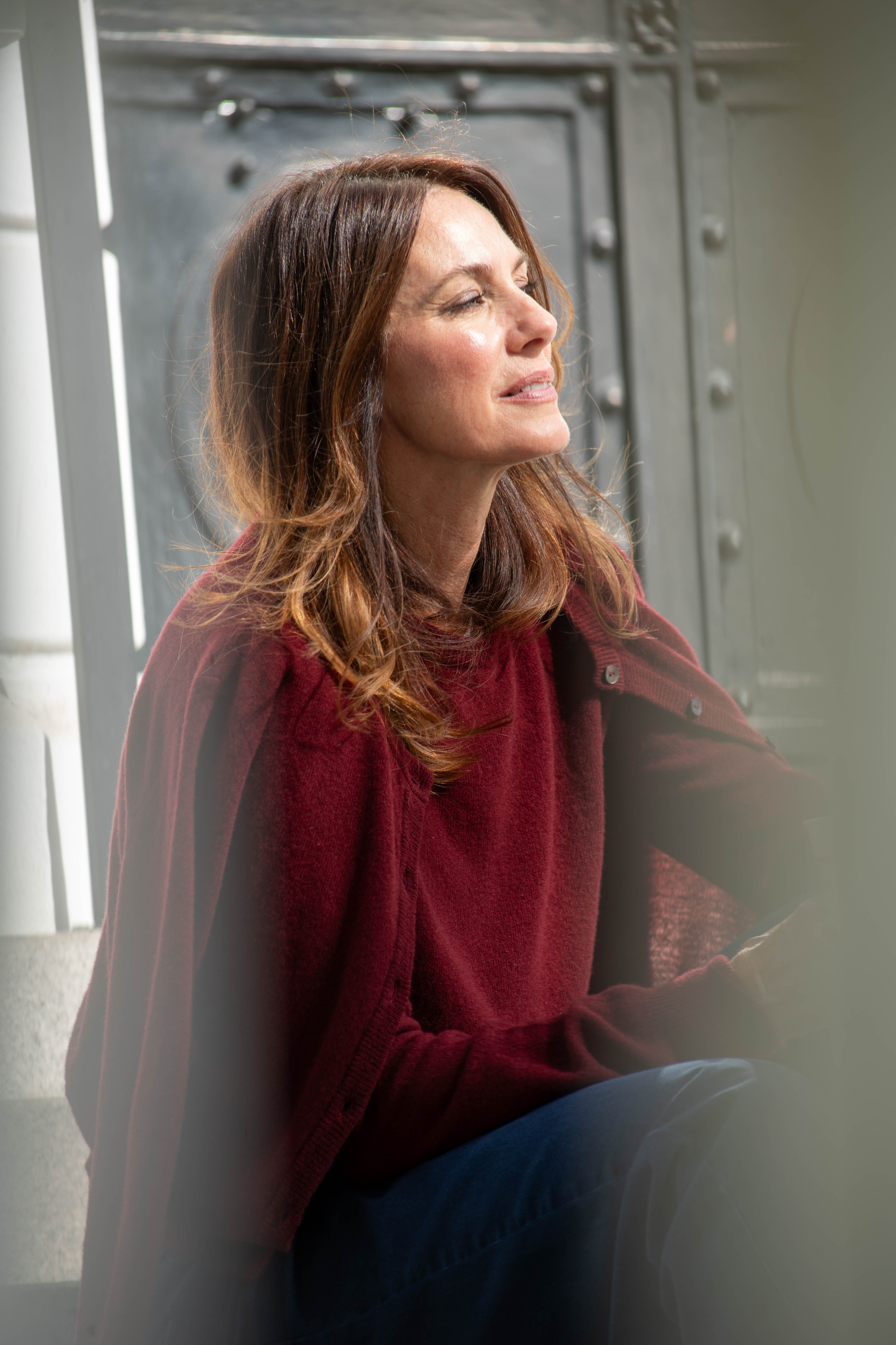 little classy Pullover, Cabernet