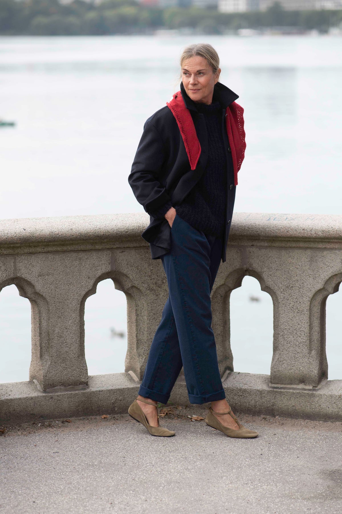 luxuriöses Shirt-Jacket, Dark Navy