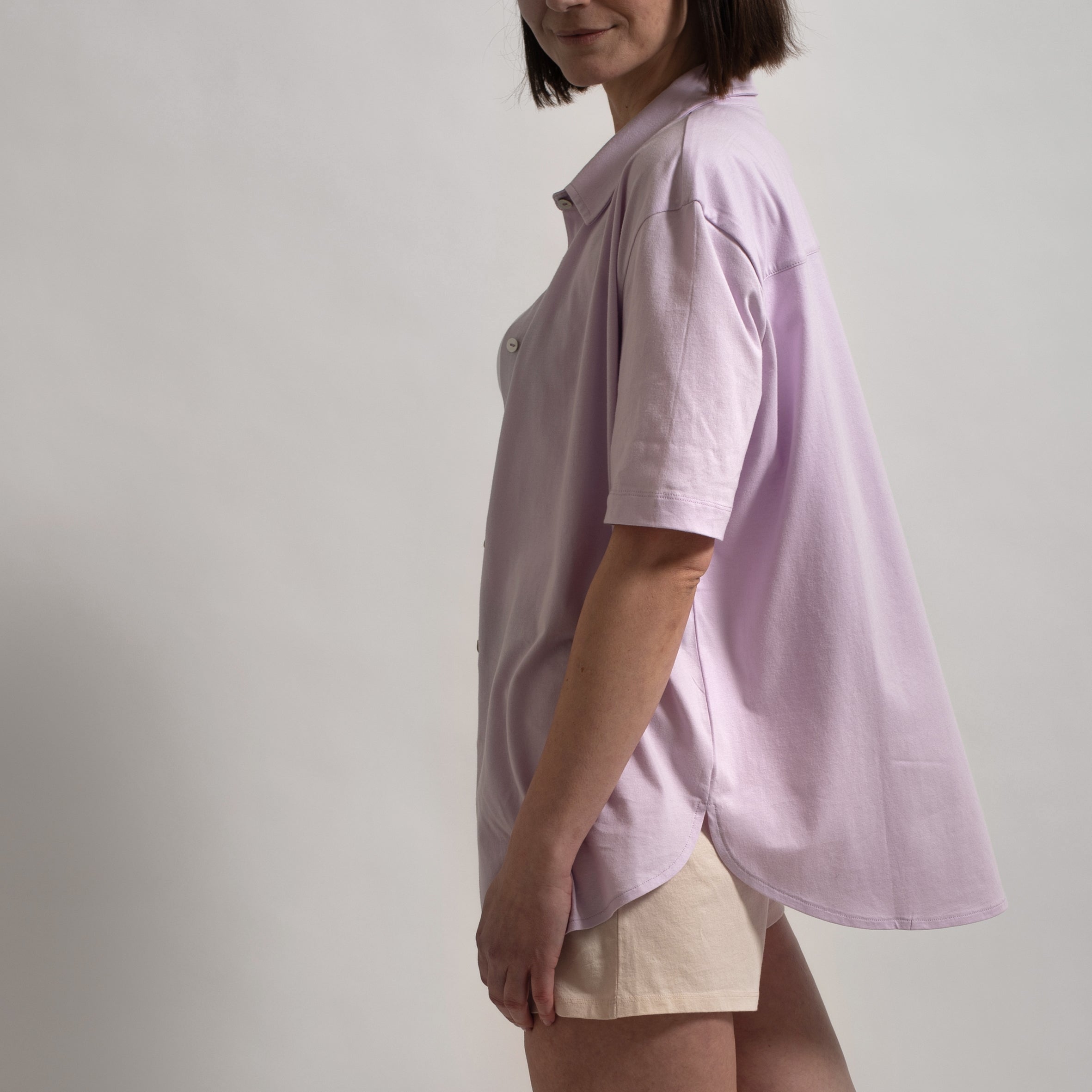 SALE - Men&#39;s Shirt &quot;summer version&quot;, lavender fog