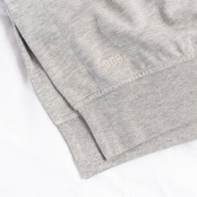 Lade das Bild in den Galerie-Viewer, oversized Sweater mit Schlitzen, light grey Melange
