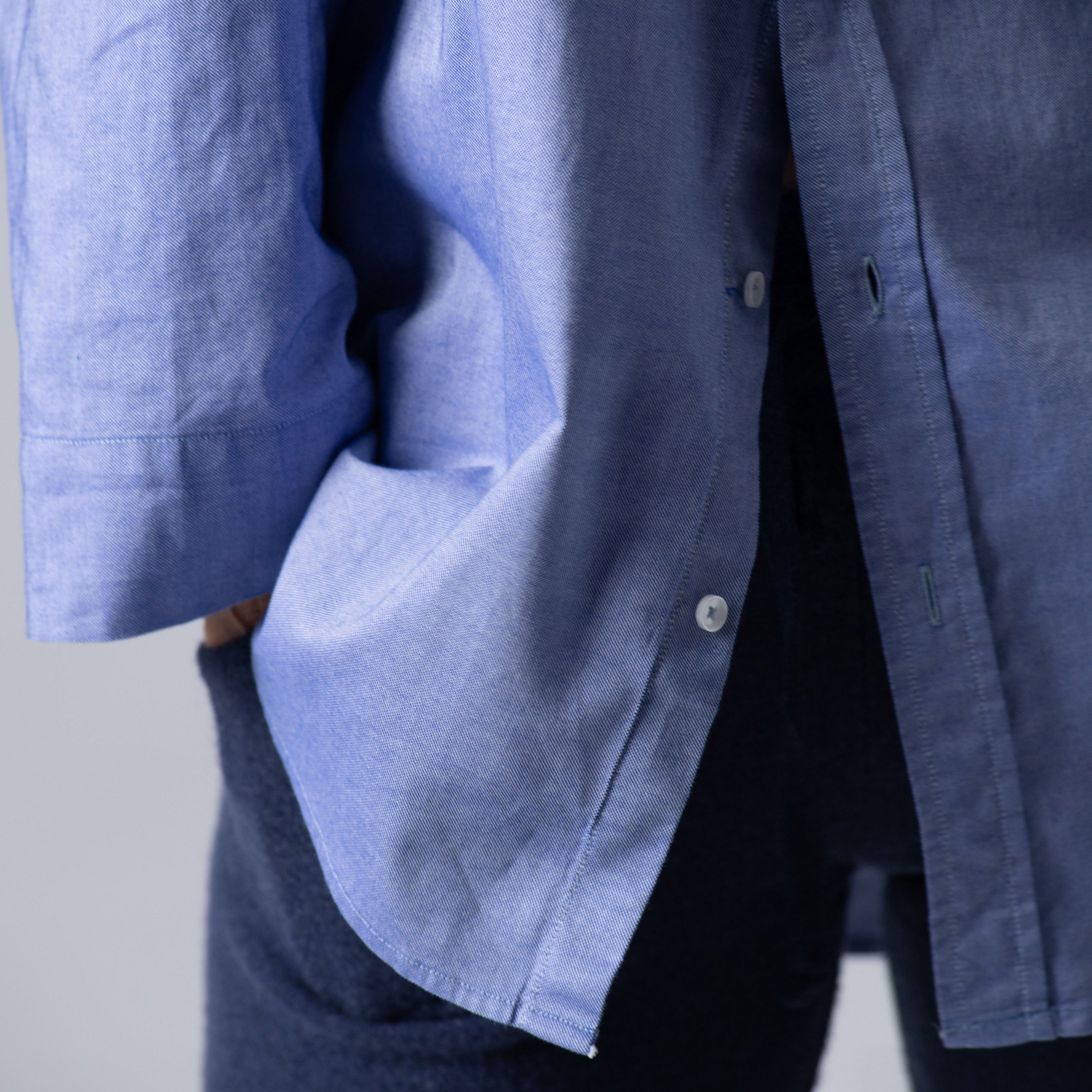 the ideal Italian Oxford-Shirt, classic blue